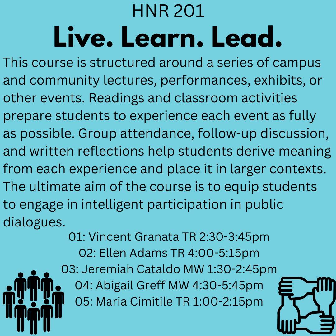 Course Description HNR 201